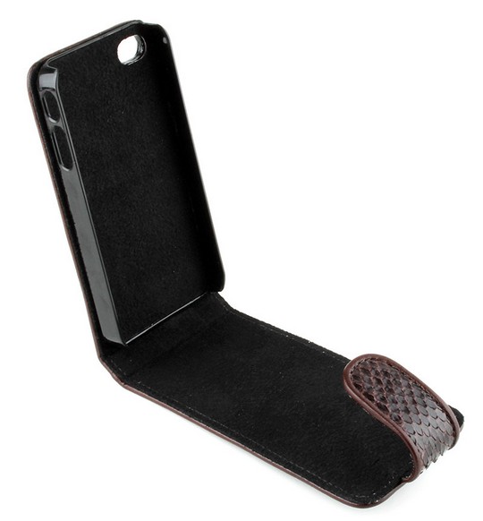 Чехол раскладной для iPhone из кожи питона