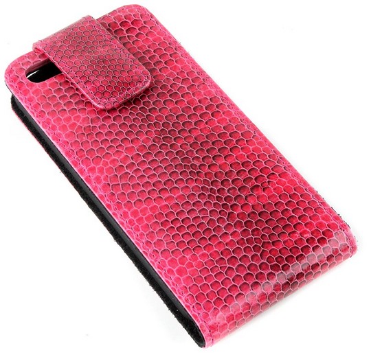 Чехол раскладной для iPhone 5 из кожи морской змеи