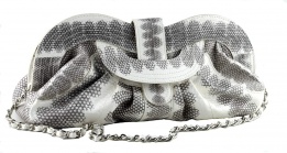 Клатч из кожи морской змеи